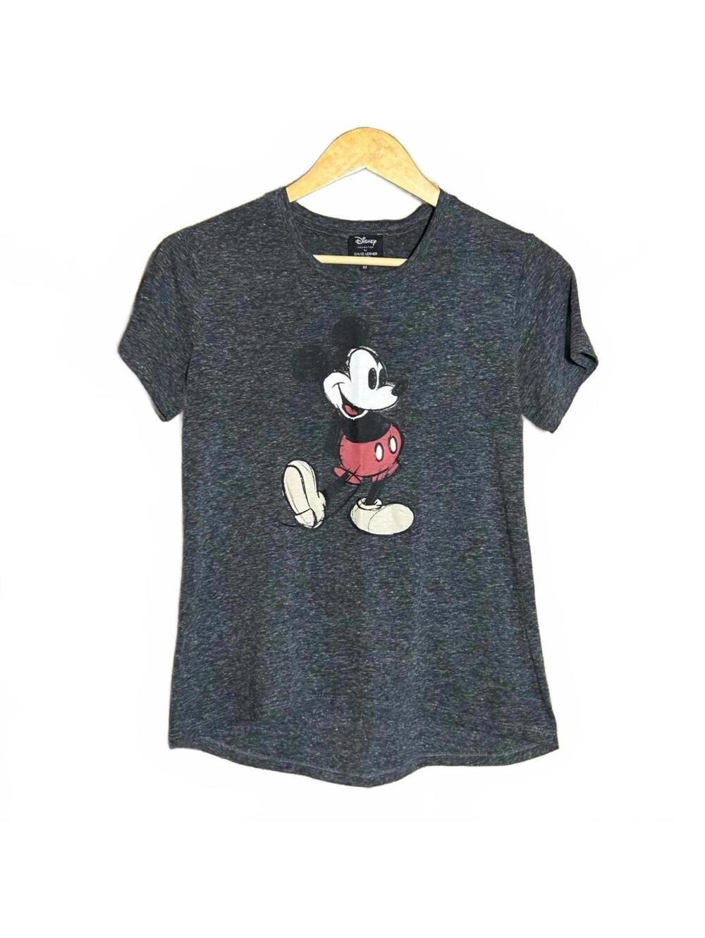 Disney Collection by David Lerner Gray Mickey Mouse T-Shirt Size M Casual